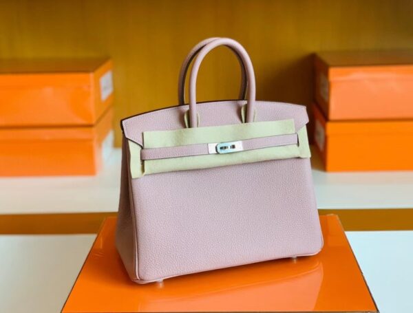 mmexport1676283548984-1024x777-1 Hermes Birkin New Togo 4W wisteria pink Silver Hardware 25cm Full Handmade