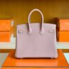 Hermes Birkin New Togo 4W wisteria pink Silver Hardware 25cm Full Handmade
