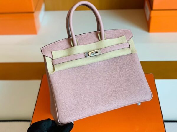mmexport1676283551807-1024x768-1 Hermes Birkin New Togo 4W wisteria pink Silver Hardware 25cm Full Handmade