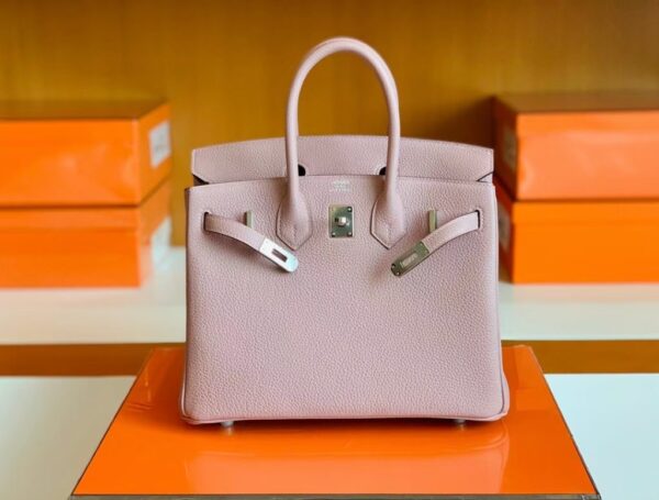 mmexport1676283554675-1024x777-1 Hermes Birkin New Togo 4W wisteria pink Silver Hardware 25cm Full Handmade
