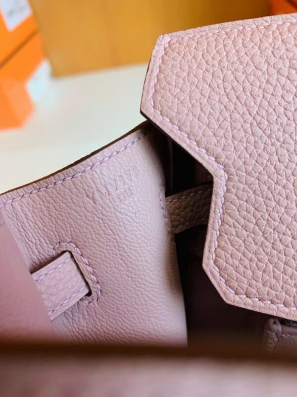 mmexport1676283558251-768x1024-1 Hermes Birkin New Togo 4W wisteria pink Silver Hardware 25cm Full Handmade