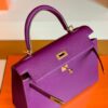 mmexport1676283684992-1024x777-1 Hermes Kelly Epsom p9 actiniae purple Gold Hardware 25cm Full Handmade