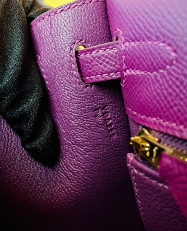 mmexport1676283688249-829x1024-1 Hermes Kelly Epsom p9 actiniae purple Gold Hardware 25cm Full Handmade