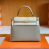 mmexport1677125592065-1024x768-1 Hermes Kelly Epsom Etoupe Grey Gold Hardware 25cm Full Handmade