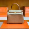 mmexport1677125642275-1024x764-1 Hermes Kelly Togo Golden Brown Gold Hardware 25cm Full Handmade