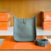 mmexport1677126337805-1024x772-1 Hermes Mini Evelyne Togo 8F tinware grey Silver Hardware 16cm Full Handmade