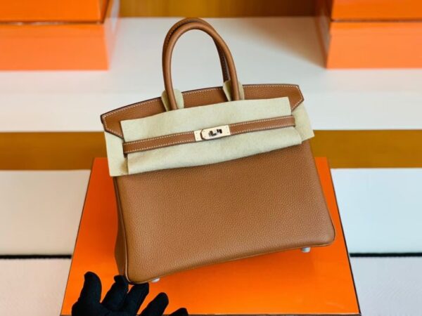 mmexport1677126695580-1024x768-1 Hermes Birkin Togo CK37 Golden Brown Silver Hardware 25cm Full Handmade
