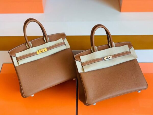 mmexport1677126702528-1024x768-1 Hermes Birkin Togo CK37 Golden Brown Silver Hardware 25cm Full Handmade