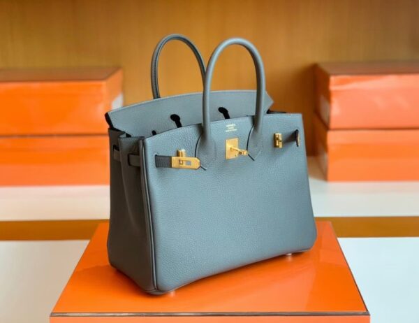 mmexport1677126727151-1024x789-1 Hermes Birkin Togo tinware grey Gold Hardware 25cm Full Handmade