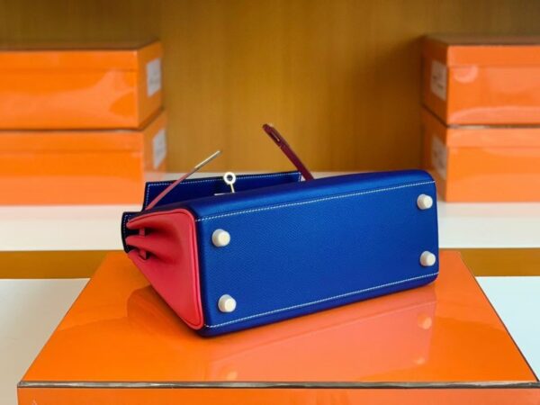 mmexport1677126983669-1024x768-1 Hermes Kelly Epsom 8W rose azalee & 7T Bright Blue Gold Hardware 25cm Full Handmade