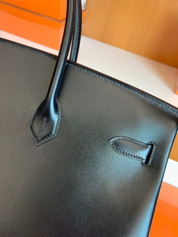 mmexport1677127294058-768x1024-1 Hermes Birkin Box so Black Silver Hardware 40cm Full Handmade
