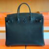 Hermes Birkin Box so Black Silver Hardware 40cm Full Handmade