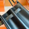 Hermes Birkin Box so Black Silver Hardware 40cm Full Handmade