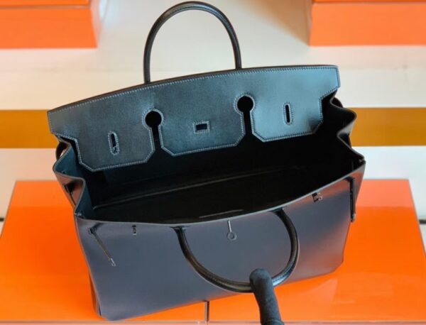 mmexport1677127301240-1024x781-1 Hermes Birkin Box so Black Silver Hardware 40cm Full Handmade