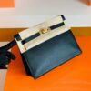 Hermes Kelly dance Evercolor Black Gold Hardware 22cm Full Handmade