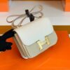 Hermes Constance Epsom Creamy White Gold Hardware 18cm Full Handmade