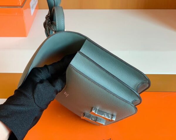 Hermes Constance Epsom 63 Vert Amande Silver Hardware 18cm Full Handmade