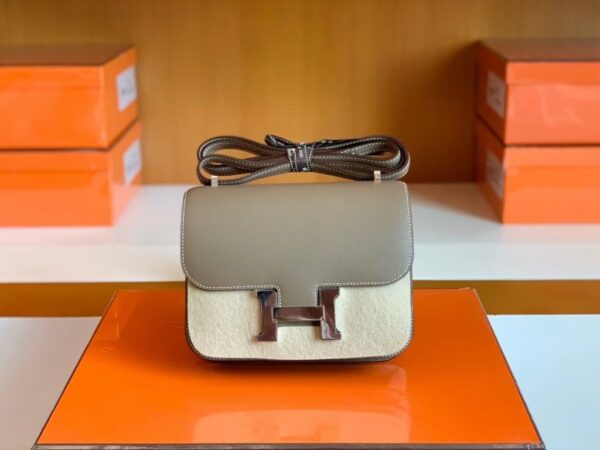 mmexport1678094407351-1024x768-1 Hermes Constance Swift Etoupe Grey Silver Hardware 18cm Full Handmade