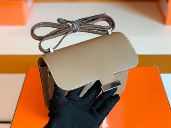 mmexport1678094449043-1024x768-1 Hermes Constance Swift Etoupe Grey Silver Hardware 18cm Full Handmade