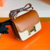 Hermes Constance Barenia Golden Brown Gold Hardware 18cm Full Handmade