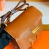 Hermes Constance Barenia Golden Brown Gold Hardware 18cm Full Handmade