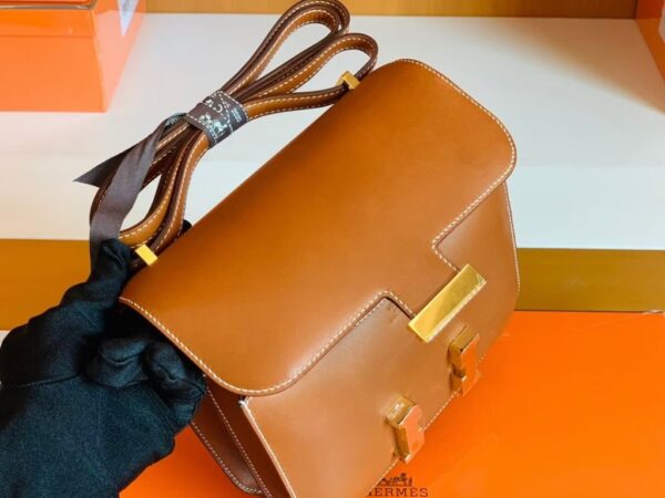 mmexport1678094485442-1024x768-1 Hermes Constance Barenia Golden Brown Gold Hardware 18cm Full Handmade