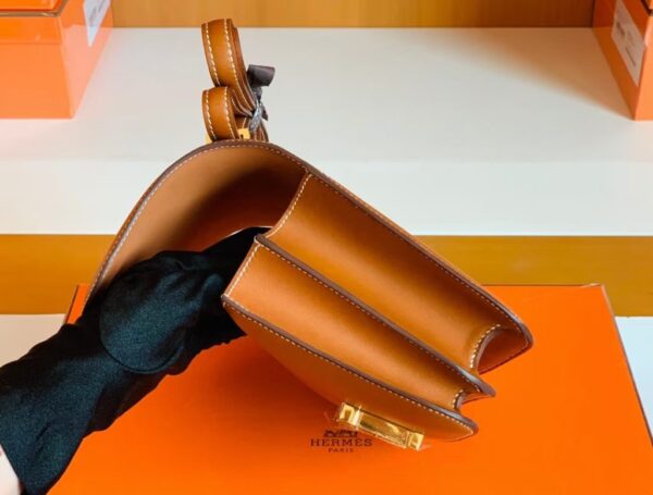 mmexport1678094487635-1024x776-1 Hermes Constance Barenia Golden Brown Gold Hardware 18cm Full Handmade