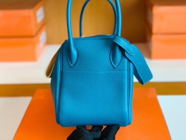 mmexport1678098761866-1024x768-1 Hermes Lindy TC Leather Izmir blue Silver Hardware 26cm Full Handmade