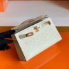 mmexport1678098898309-1024x785-1 Hermes Mini Kelly pochette Ostrich White wool Gold Hardware 22cm Full Handmade