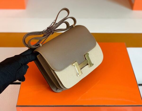mmexport1678098933390-1024x798-1 Hermes Constance Epsom Etoupe & Amber yellow Gold Hardware 18cm Full Handmade