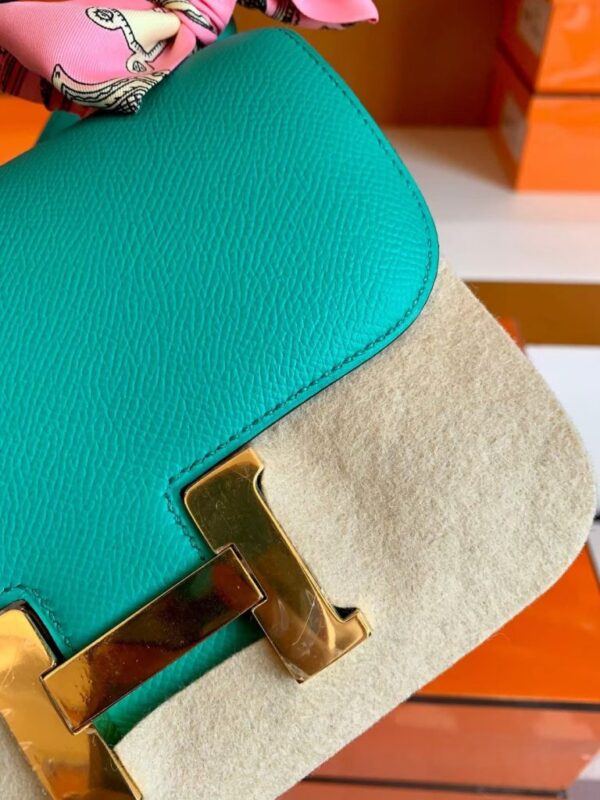 mmexport1678098984397-768x1024-1 Hermes Constance Epsom U1 Verona green Gold Hardware 18cm Full Handmade