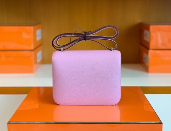 mmexport1678099014120-1024x783-1 Hermes Constance Epsom X9 mallow purple Silver Hardware 18cm Full Handmade