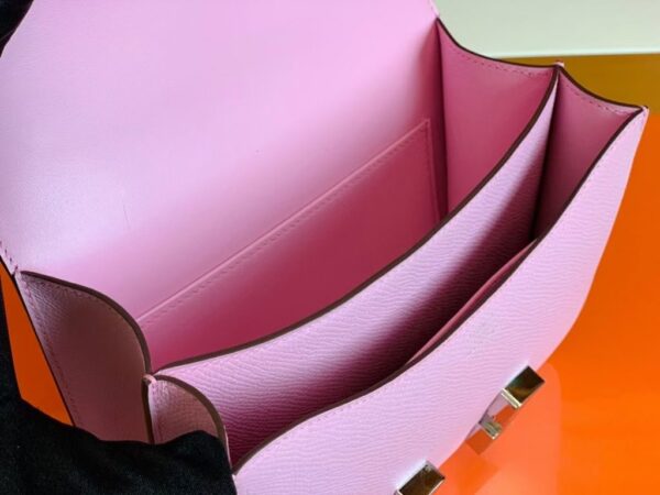 mmexport1678099018270-1024x768-1 Hermes Constance Epsom X9 mallow purple Silver Hardware 18cm Full Handmade