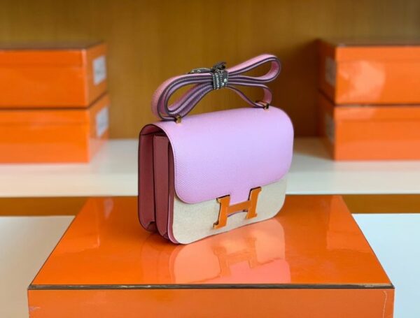 mmexport1678099038076-1024x776-1 Hermes Constance Epsom X9 mallow purple Gold Hardware 18cm Full Handmade