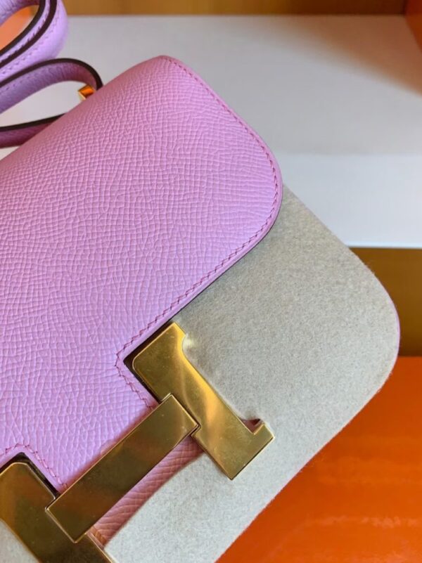 mmexport1678099042086-767x1024-1 Hermes Constance Epsom X9 mallow purple Gold Hardware 18cm Full Handmade
