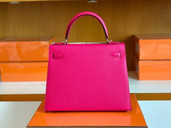 mmexport1679281086441-1024x768-1 Hermes Kelly Epsom Rose Purple Silver Hardware 28cm Full Handmade