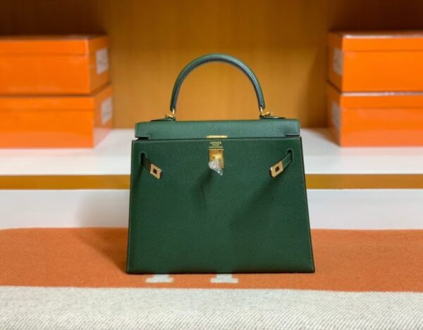 mmexport1679281125826-1024x800-1 Hermes Kelly Epsom Deep Green Gold Hardware 25cm Full Handmade