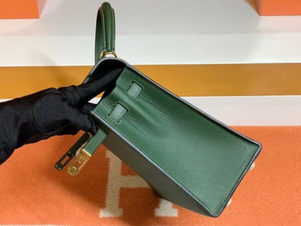 mmexport1679281129502-1024x768-1 Hermes Kelly Epsom Deep Green Gold Hardware 25cm Full Handmade