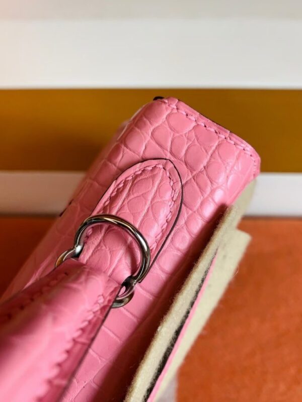 mmexport1679281180052-768x1024-1 Hermes Kelly Matte Alligator 5P sakura pink Silver Hardware 25cm Full Handmade
