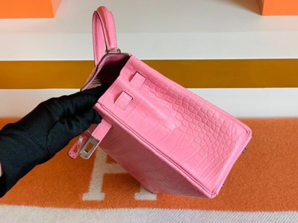 mmexport1679281186271-1024x768-1 Hermes Kelly Matte Alligator 5P sakura pink Silver Hardware 25cm Full Handmade