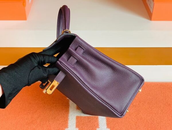 mmexport1679281223641-1024x777-1 Hermes Kelly Togo 59 grape purple Gold Hardware 25cm Full Handmade