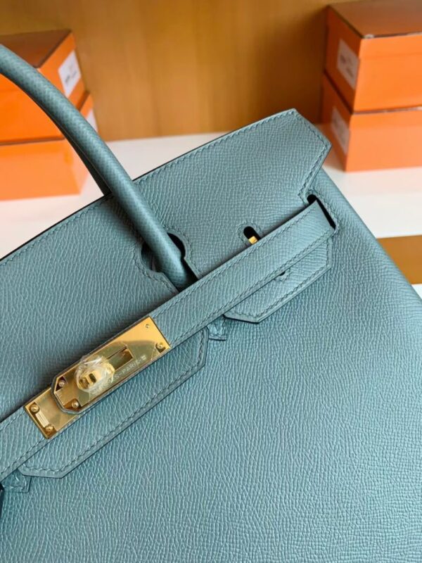 mmexport1679281361473-768x1024-1 Hermes Birkin Epsom 63 Almond green Gold Hardware 30cm Full Handmade