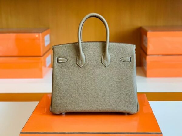mmexport1679281467199-1024x768-1 Hermes Birkin Togo Etoupe Grey Silver Hardware 25cm Full Handmade