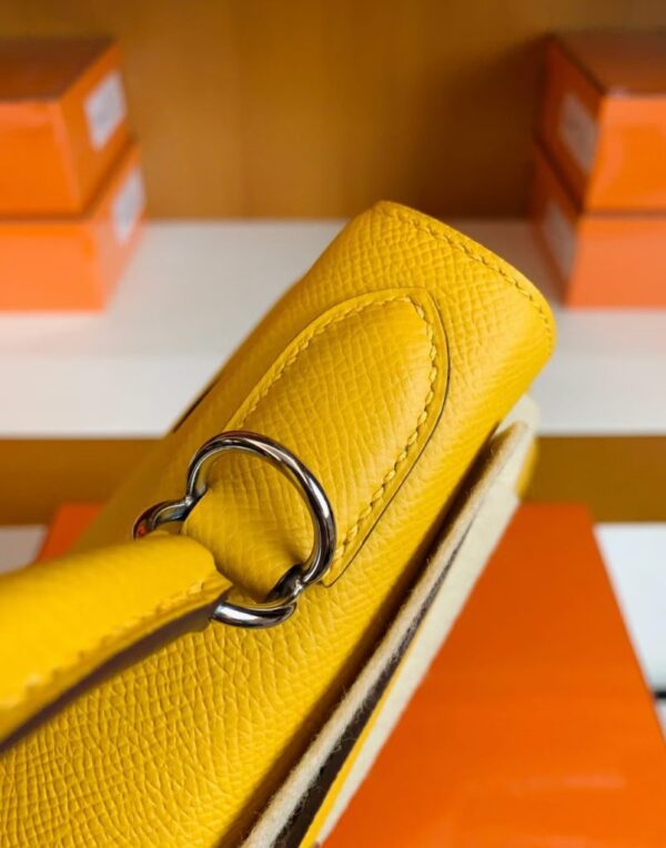 mmexport1679281572565-804x1024-1 Hermes Kelly Epsom 9D Amber yellow Silver Hardware 28cm Full Handmade