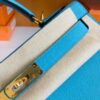 Hermes Kelly Epsom P3 Candy Blue Gold Hardware 28cm Full Handmade