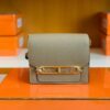 Hermes Roulis Evercolor S2 Trench Grey Gold Hardware 18cm Full Handmade