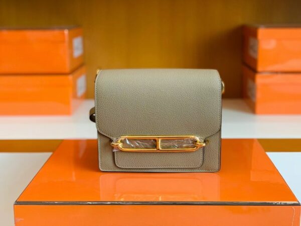 mmexport1679281909852-1024x768-1 Hermes Roulis Evercolor S2 Trench Grey Gold Hardware 18cm Full Handmade