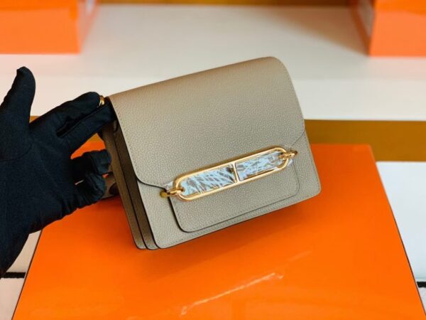 mmexport1679281914494-1024x768-1 Hermes Roulis Evercolor S2 Trench Grey Gold Hardware 18cm Full Handmade