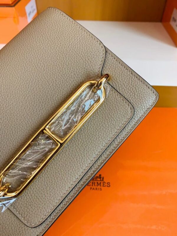 mmexport1679281915861-768x1024-1 Hermes Roulis Evercolor S2 Trench Grey Gold Hardware 18cm Full Handmade