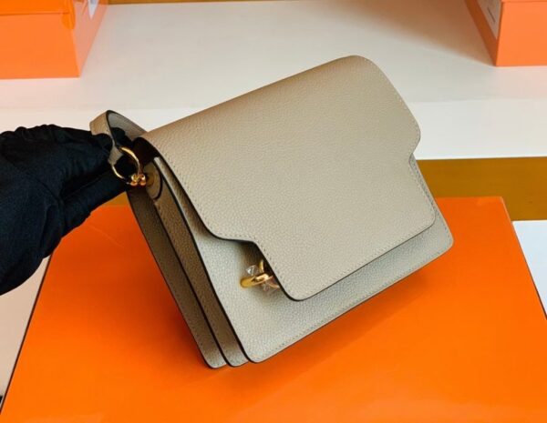 mmexport1679281919023-1024x793-1 Hermes Roulis Evercolor S2 Trench Grey Gold Hardware 18cm Full Handmade